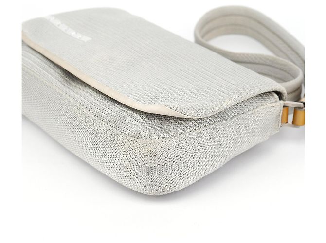 Prada B9937 1999 Silver Mesh Sport Shoulder Bag - vista 9