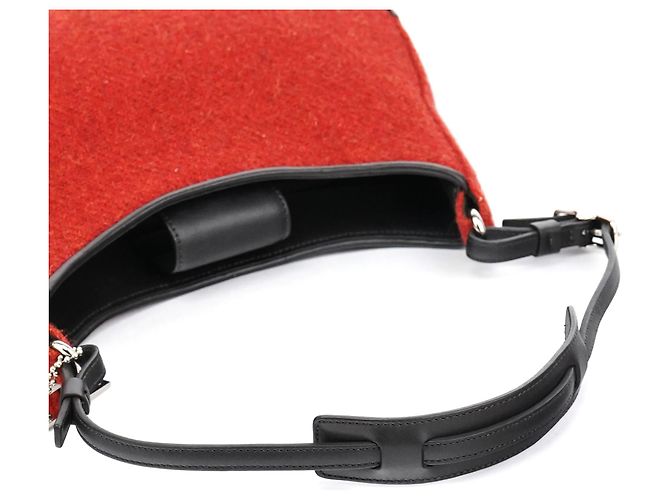 Coach Borsa a tracolla 8125 in pelle e tweed rosso - vista 11