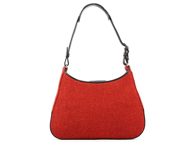 Coach Borsa a tracolla 8125 in pelle e tweed rosso - vista 3