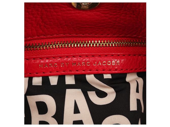 Marc by Marc Jacobs Borsa 2-Way Classic Q in pelle Hot Pink - vista 12