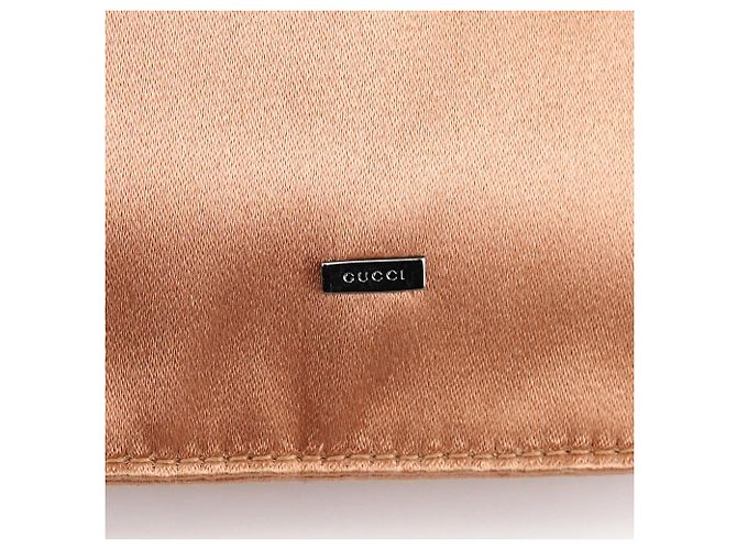 Gucci 001 4339 Borsa a tracolla in raso Soft Pink - vista 5