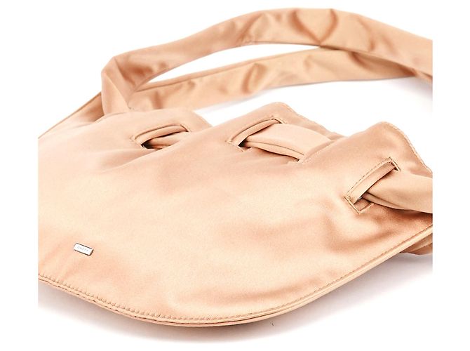 Gucci 001 4339 Borsa a tracolla in raso Soft Pink - vista 7