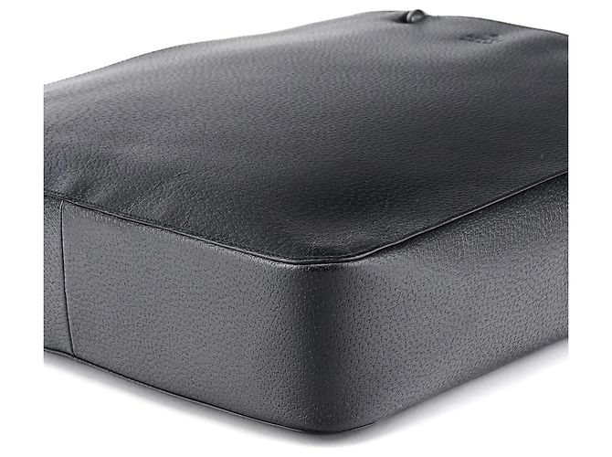 Bamboo Gucci Borsa Tote in pelle nera con bambù - vista 8