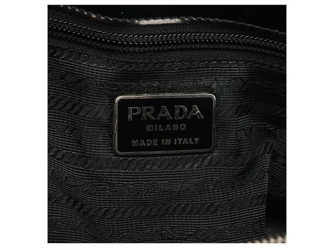 Prada Borsa Tote Sport 1995 Black Spazzolato - vista 11