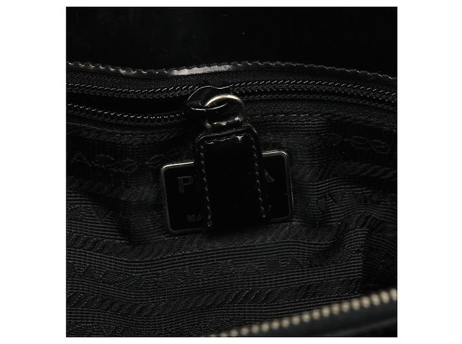 Prada Borsa Tote Sport 1995 Black Spazzolato - vista 12