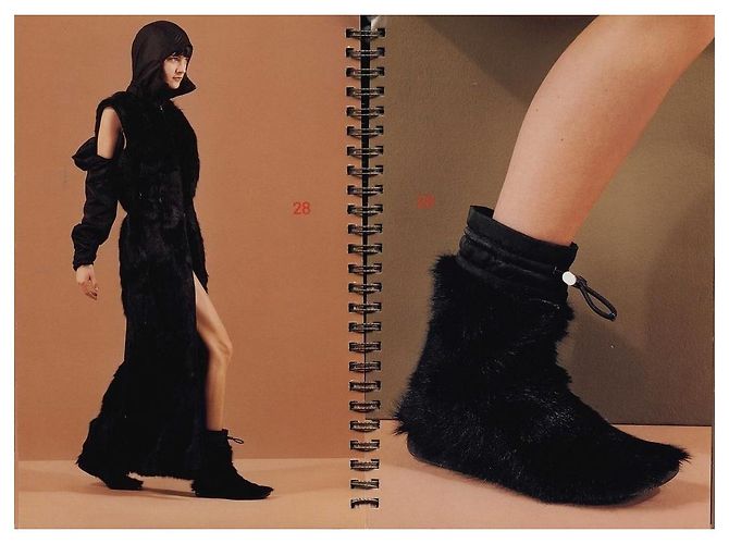 Botas de piel marrón Prada Sport Otoño 1999 - vista 2