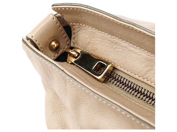 Marc Jacobs Borsa tote multi-tasche in pelle beige - vista 11