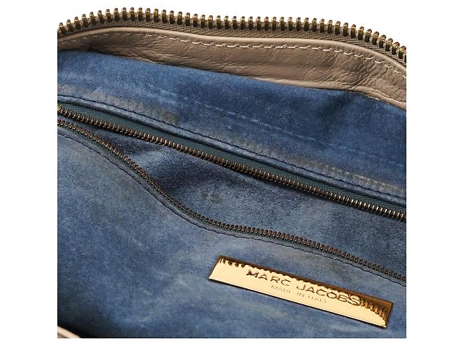 Marc Jacobs Borsa tote multi-tasche in pelle beige - vista 14