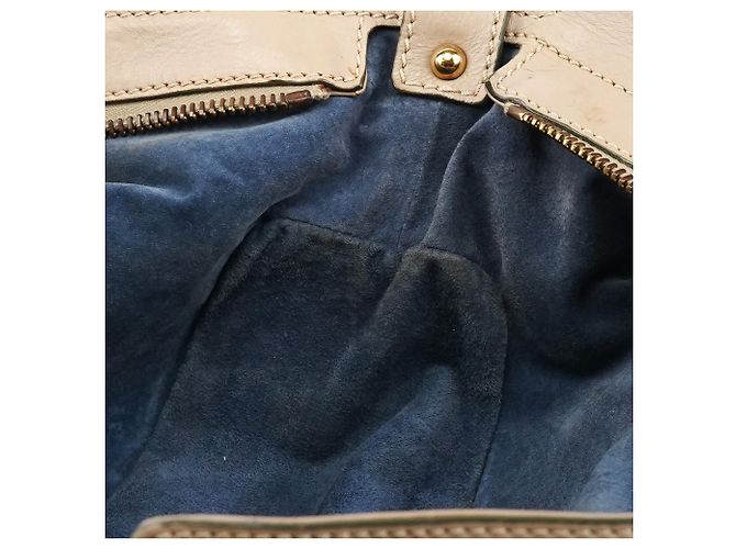 Marc Jacobs Borsa tote multi-tasche in pelle beige - vista 17