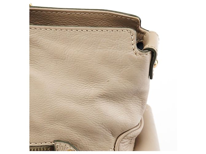 Marc Jacobs Borsa tote multi-tasche in pelle beige - vista 7