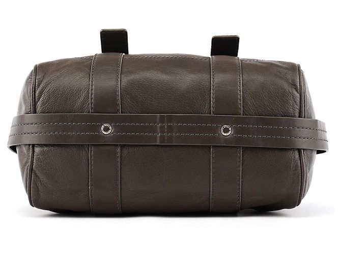 Marc by Marc Jacobs Graue Leder Bowling Bag 2-Way mit Drehverschluss - Ansicht 5