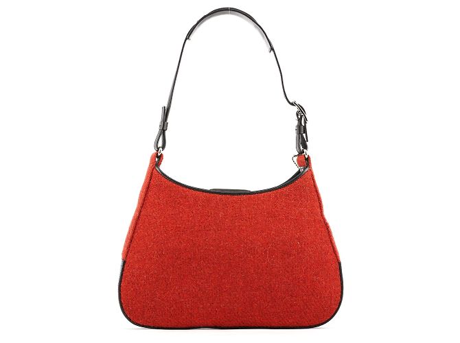 Coach Borsa a tracolla in lana rossa - vista 3