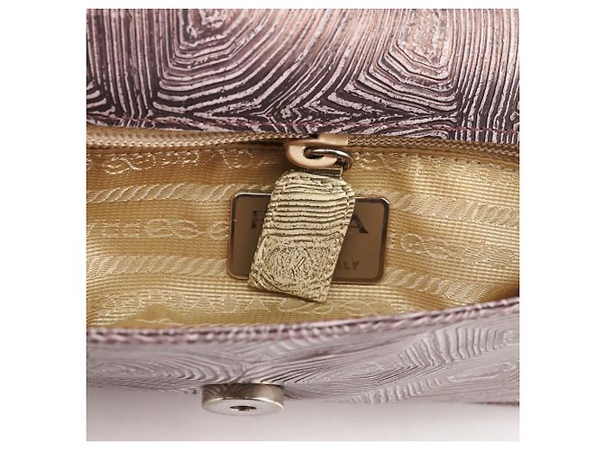 Prada Borsa a tracolla Tartaruga Mordo in pelle lilla 1996 - vista 11