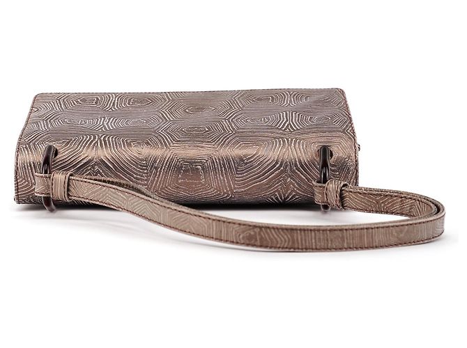 Prada Borsa a tracolla Tartaruga Mordo in pelle lilla 1996 - vista 4