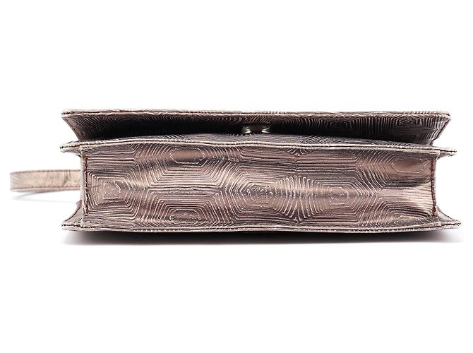 Prada Borsa a tracolla Tartaruga Mordo in pelle lilla 1996 - vista 5