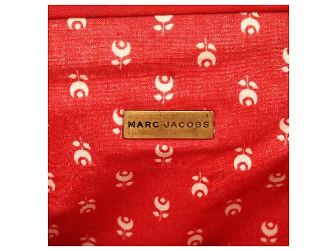 Marc Jacobs Borsa a tracolla farfalla in pelle rossa - vista 11