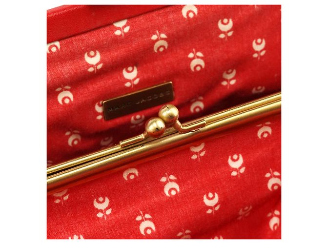 Marc Jacobs Borsa a tracolla farfalla in pelle rossa - vista 12