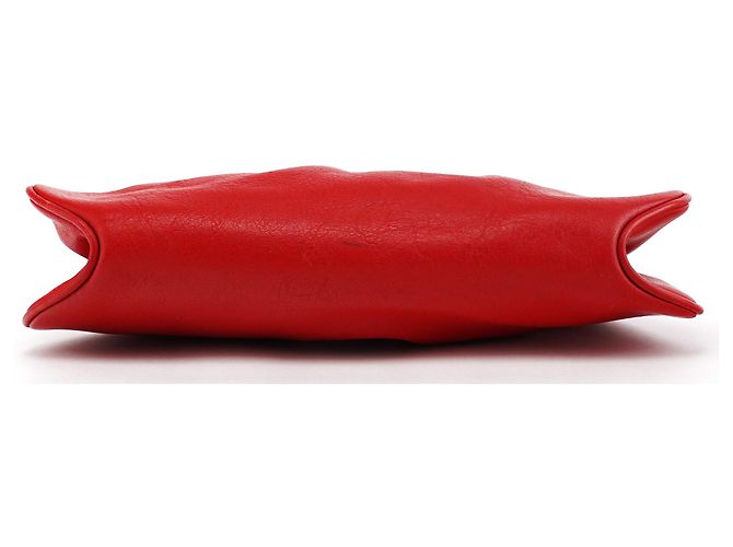 Marc Jacobs Borsa a tracolla farfalla in pelle rossa - vista 5