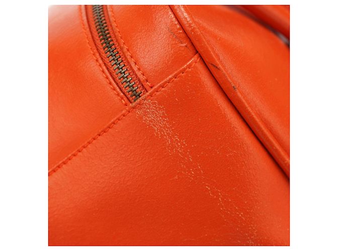 Miu Miu Borsa a mano in pelle arancione - vista 10