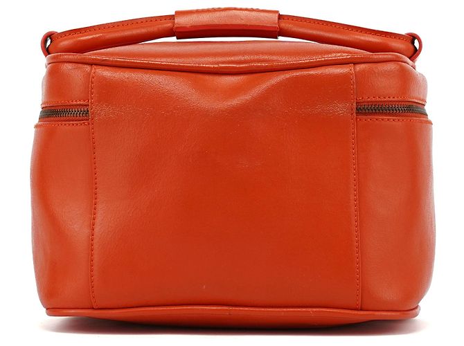 Miu Miu Borsa a mano in pelle arancione - vista 3
