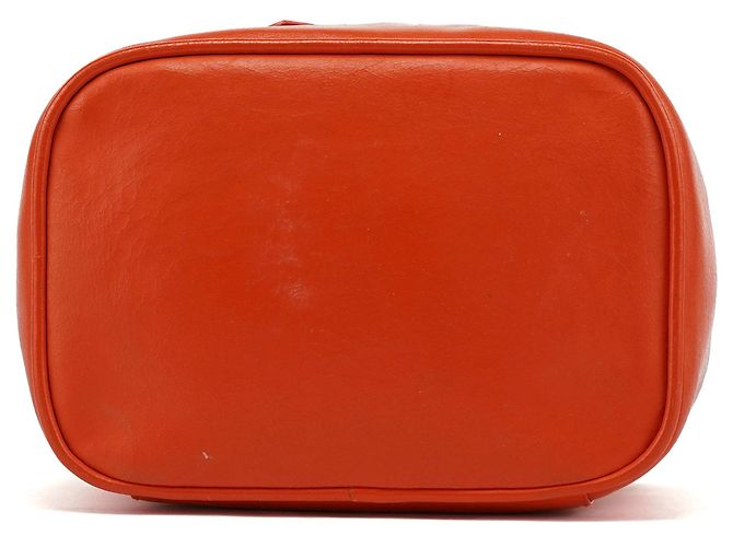 Miu Miu Borsa a mano in pelle arancione - vista 5