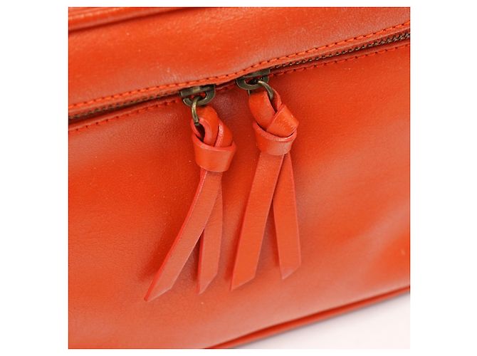 Miu Miu Borsa a mano in pelle arancione - vista 7