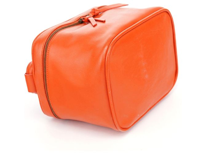 Miu Miu Borsa a mano in pelle arancione - vista 8