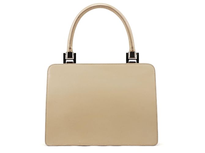 Gucci Beige Lackleder Clutch mit Henkel - Ansicht 3