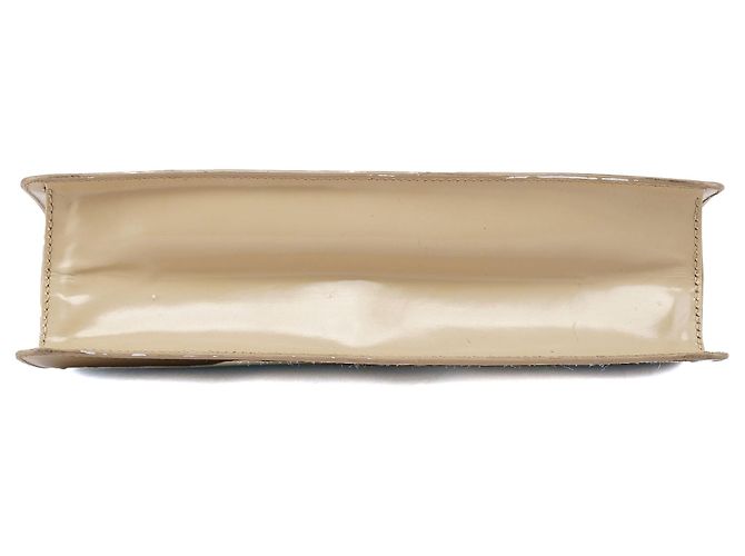 Gucci Beige Lackleder Clutch mit Henkel - Ansicht 5