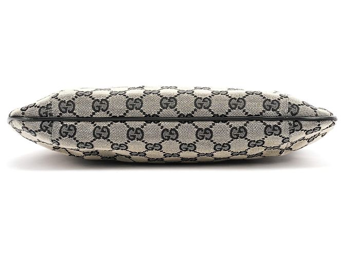 Gucci 001 4168 Borsa a tracolla grigia GG con catena in plastica - vista 5