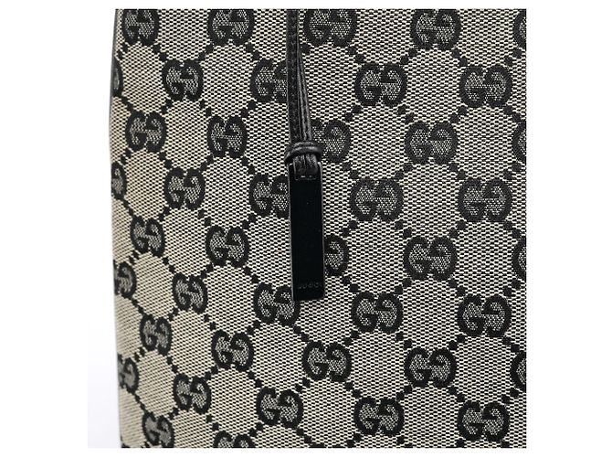 Gucci 001 4168 Borsa a tracolla grigia GG con catena in plastica - vista 7