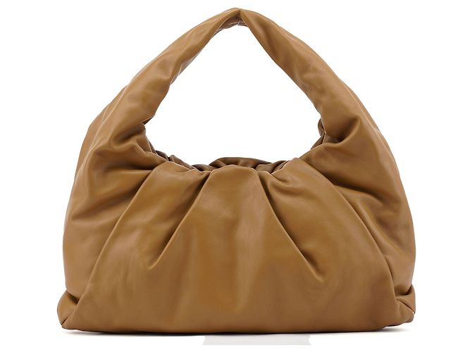 Bottega Veneta Borsa The Shoulder Pouch Light Brown - vista 3