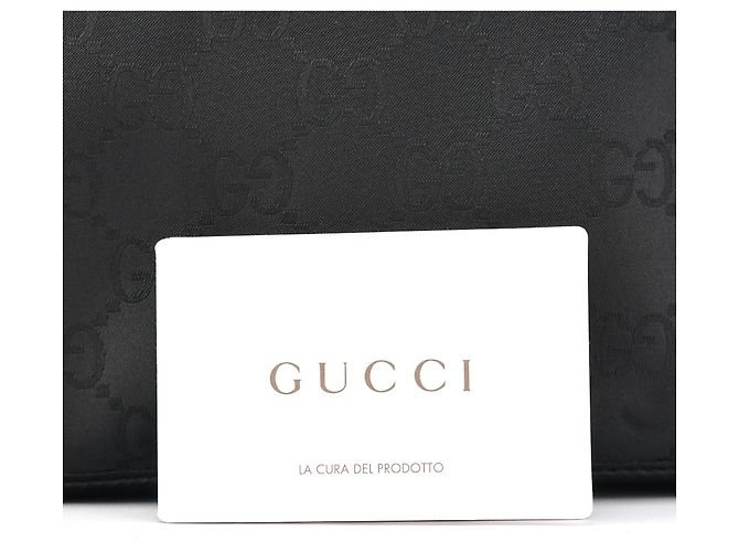 Gucci 143742 Borsa tote in pelle GG nera - vista 10