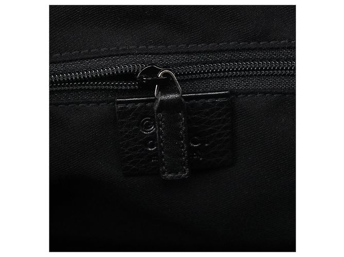 Gucci 143742 Borsa tote in pelle GG nera - vista 12