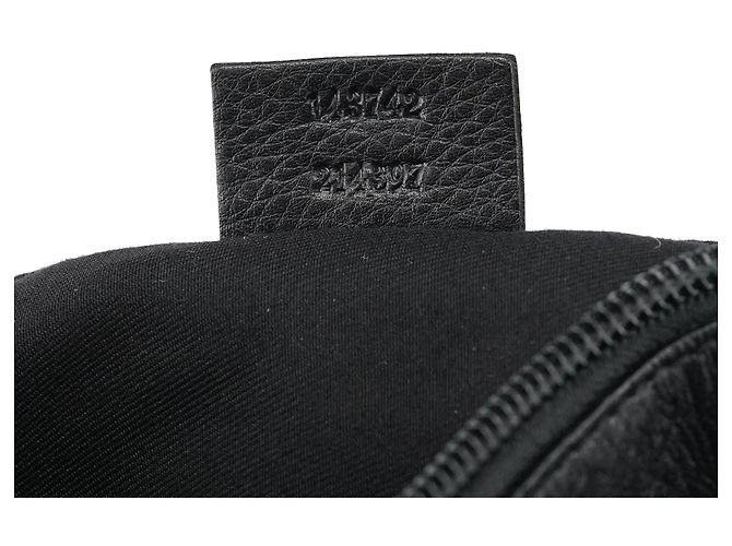 Gucci 143742 Borsa tote in pelle GG nera - vista 13