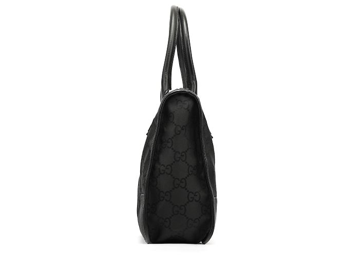 Gucci 143742 Borsa tote in pelle GG nera - vista 2