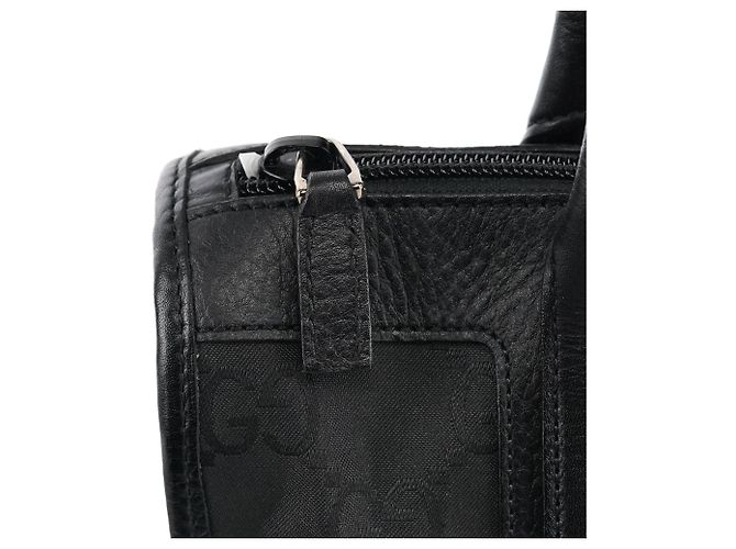 Gucci 143742 Borsa tote in pelle GG nera - vista 6