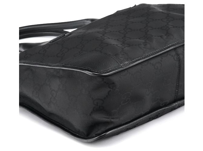 Gucci 143742 Borsa tote in pelle GG nera - vista 7
