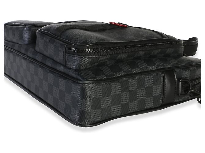Borsa Business Utility Louis Vuitton Damier Graphite Canvas - vista 6