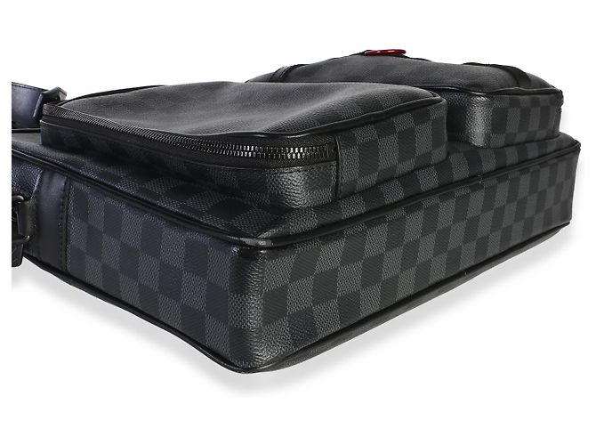 Borsa Business Utility Louis Vuitton Damier Graphite Canvas - vista 7
