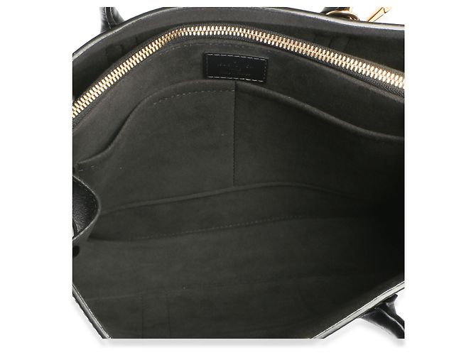 Louis Vuitton Black Monogram Cuir Plume Very Tote MM - vista 5