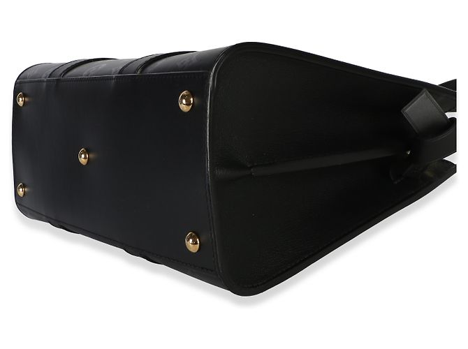 Louis Vuitton Black Monogram Cuir Plume Very Tote MM - vista 6