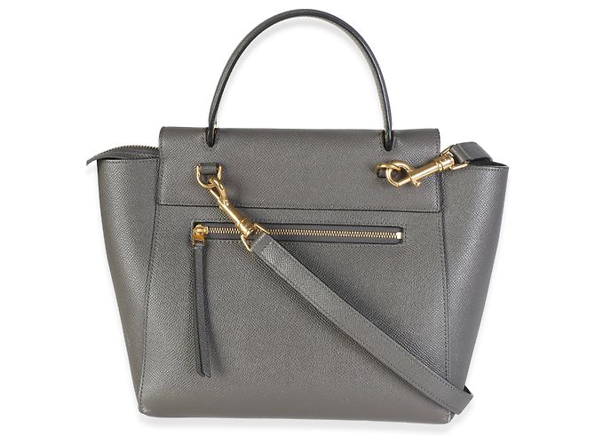 Céline Celine Micro Belt Bag de piel de becerro granulada gris - vista 2