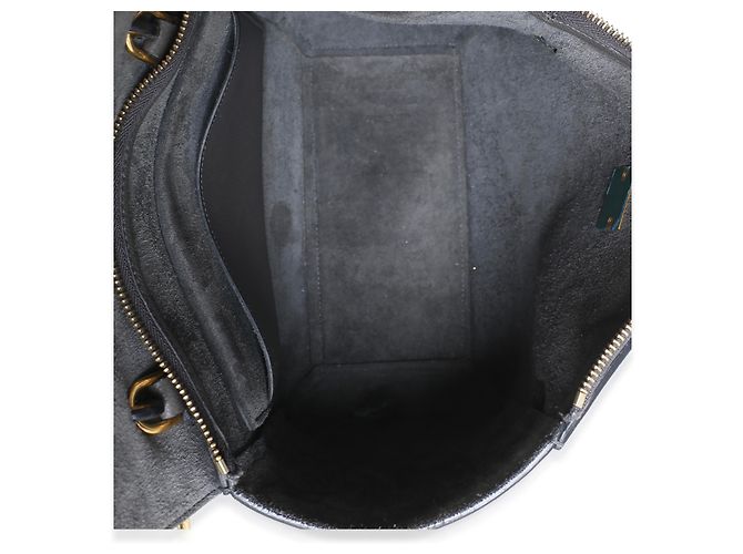 Céline Celine Micro Belt Bag de piel de becerro granulada gris - vista 5