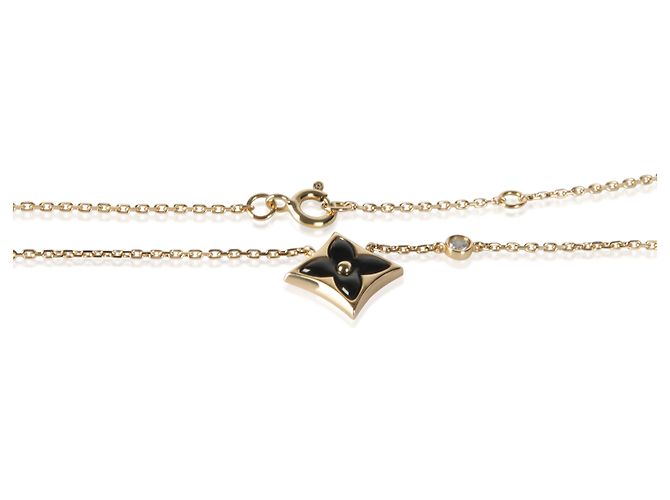 Pendente Louis Vuitton Color Blossom BB Star in oro giallo, onice e diamanti - vista 2