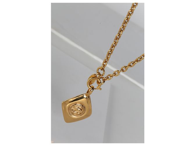 Pendente Vintage CC placcato oro Chanel - vista 4