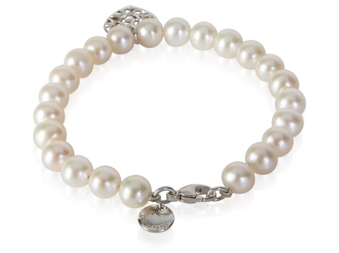 Pulsera Tiffany & Co. de plata esterlina con perla Paloma Picasso Olive Leaf - vista 3
