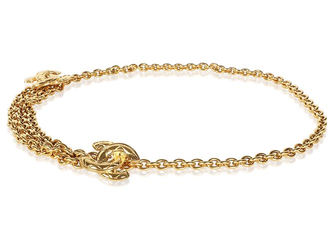 Chanel Vintage Steppengürtel CC Vergoldet - Ansicht 2