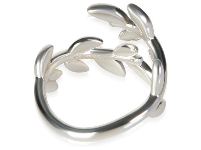 Anello Tiffany & Co. Paloma Picasso Olive Leaf Bypass in argento sterling - vista 4
