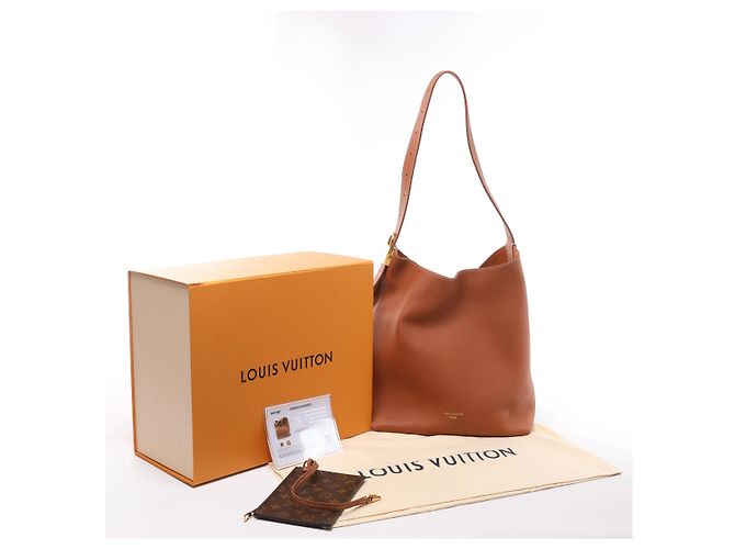 Borsa a tracolla Louis Vuitton Padlock Lowkey Hobo MM in marrone M24974 - vista 15